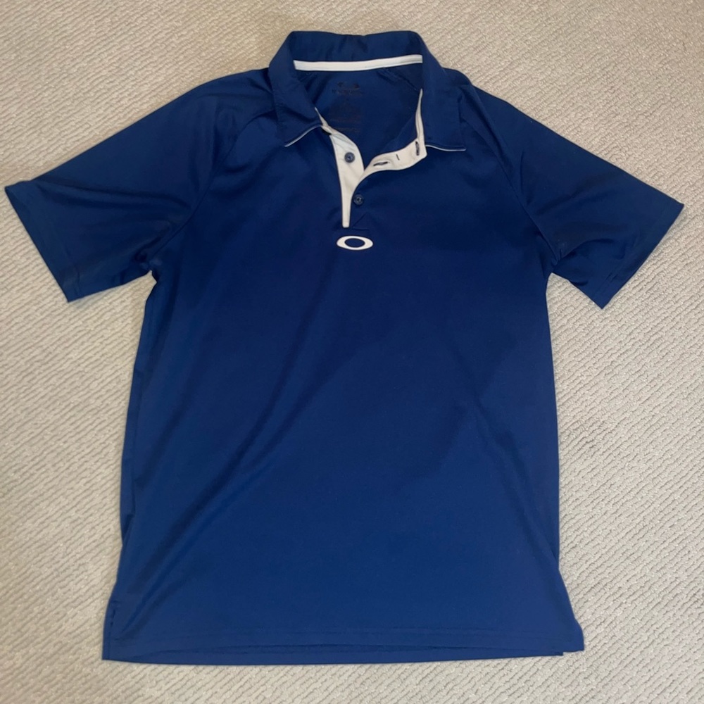 Men’s Oakley Navy Blue Polo